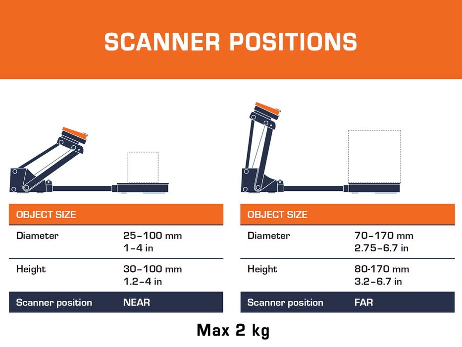 3D scanner Scan Dimension SOL
