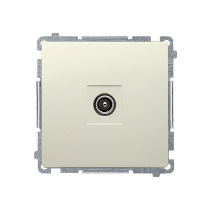 TV SOCKET BEIGE SIMON BASIC