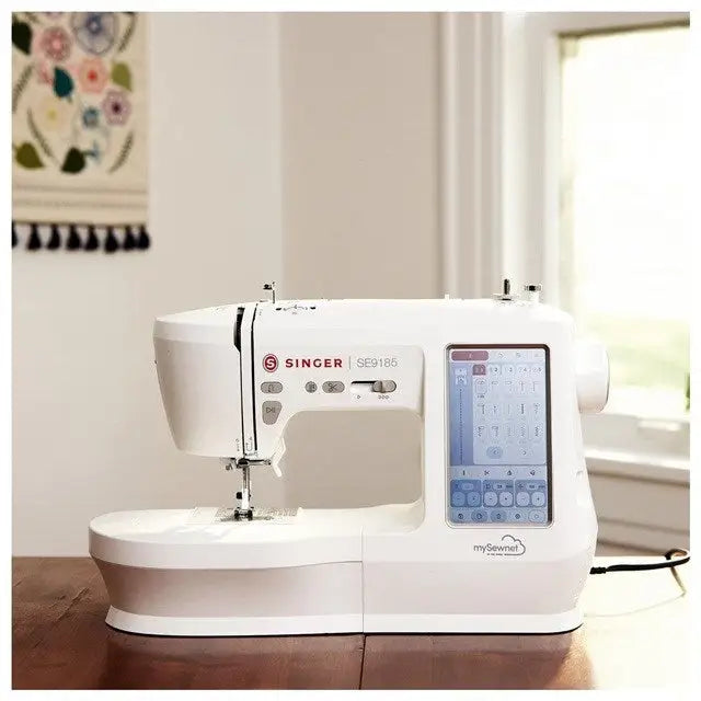 SINGER Sewing machine embroidery machine SE 9185 WiFi Electric current White - Sewing machinesAGD-MSZ<<<Home Appliance