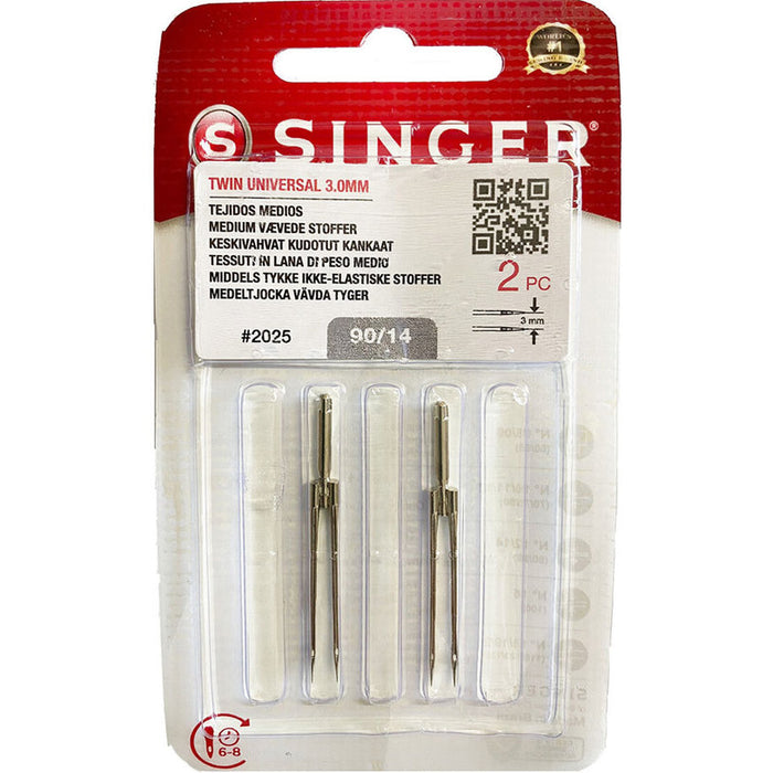 SINGER DOUBLE NEEDLE SET 2PCS.