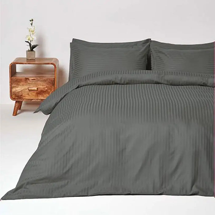 SINGLE BEDROOM 3 PIECE SET AGLIKA ROYAL LINEN DARK GRAY - Спално бельо<<<Текстил за спалня<<<Мебели и