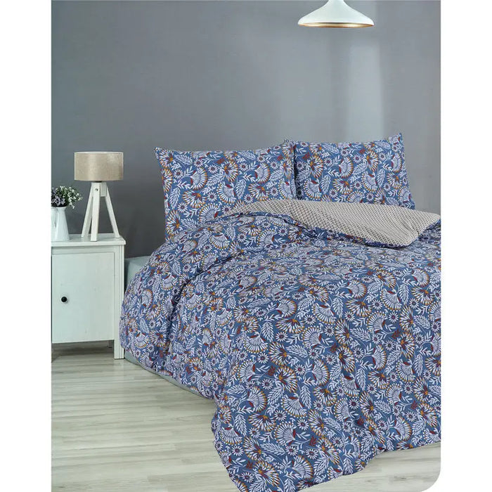 SINGLE BEDROOM SET 3 PIECES RANFORS DITEX BLUE ORNAMENTS - Спално бельо<<<Текстил за спалня<<<Мебели и