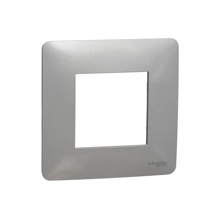 SINGLE FRAME ALUMINUM SCHNEIDER UNICA (NU200230) - Ключове и контакти<<<Електроматериали<<<Praktiker&&&Ключове и