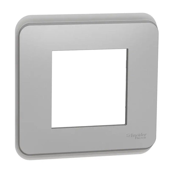 SINGLE FRAME ALUMINUM SCHNEIDER UNICA (NU400230) - Ключове и контакти<<<Електроматериали<<<Praktiker&&&Ключове и