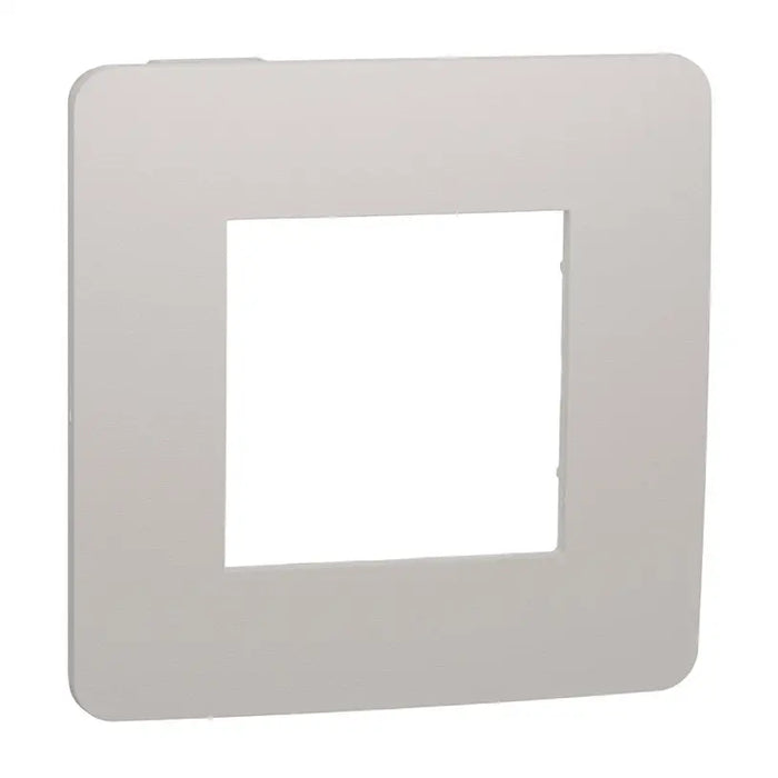 SINGLE FRAME GRAY WITH WHITE EDGE SCHNEIDER UNICA (NU280224) - Ключове и