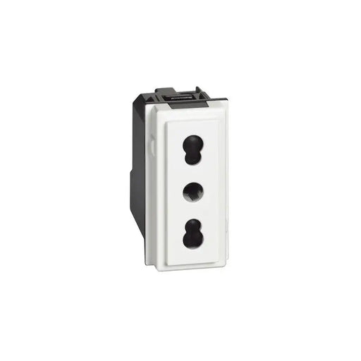 SINGLE-MODULE CONTACT ITALIAN STANDARD 10/16A LIVING NOW LEGRAND - WHITE - Ключове контакти димери и