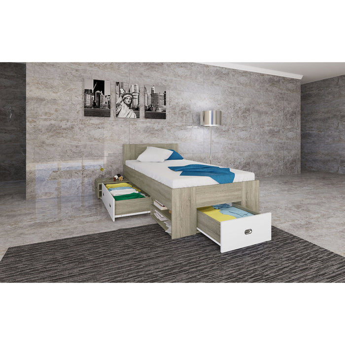 SINGLE MULTIFUNCTIONAL BED IRIM MAKA 90X200 CM. - Легла<<<Мебели и обков<<<Мебели и интериор<<<Praktiker