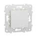 SINGLE WHITE SCHNEIDER UNICA KEY (NU520118) - Ключове и контакти<<<Електроматериали<<<Praktiker&&&Ключове и