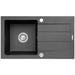 Sink MAIDSINKS Promo 76x44 1B 1D black - SinksAGD-ZLE<<<Home Appliance - ProductsAGD<<<ActionPL
