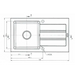 Sink MAIDSINKS Promo 76x44 1B 1D black - SinksAGD-ZLE<<<Home Appliance - ProductsAGD<<<ActionPL