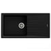 Sink TEKA STONE 60 L-TG black - Еднокоритни мивки за вграждане<<<Мивки за вграждане<<<Уреди за вграждане<<<TechnoMix
