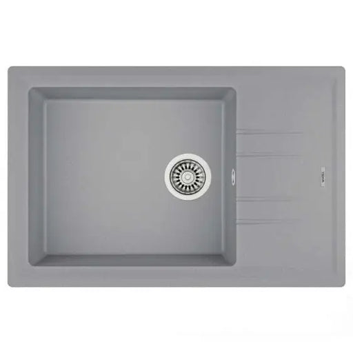 Sink TEKA STONE 60 S-TG GRAY METALLIC - Еднокоритни мивки за вграждане<<<Мивки за вграждане<<<Уреди за
