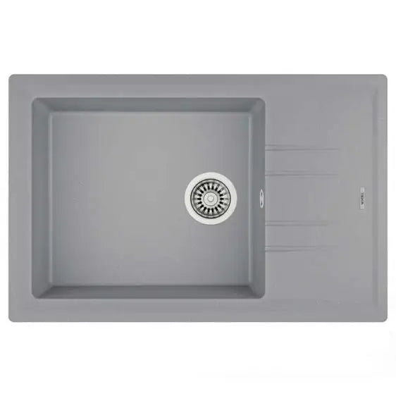 Sink TEKA STONE 60 S-TG GRAY METALLIC - Еднокоритни мивки за вграждане<<<Мивки за вграждане<<<Уреди за