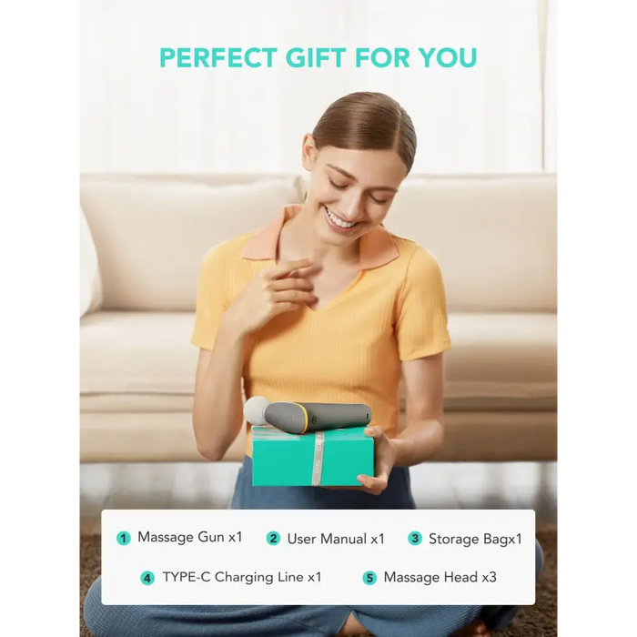 SKG F5-EN massage gun for the whole body - gray - Sport products<<<HurtelXML&&&MassagersFIR-MAS<<<Physiotherapy