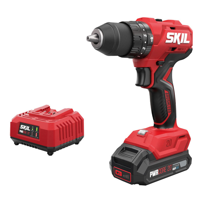 CORDLESS BRUSHLESS IMPACT DRILL SKIL CD1E3021CA 18 V, 55.00 nm, NUMBER OF BATTERIES 1, 2.00 Ah