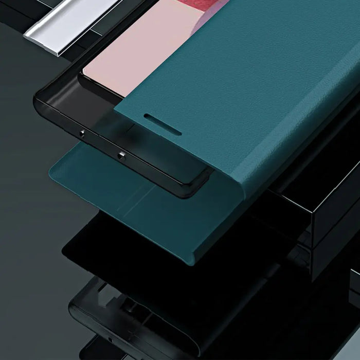 Sleep Case Pro case for Samsung Galaxy S23 with flip stand blue - Cell phone cases and covers<<<HurtelXML