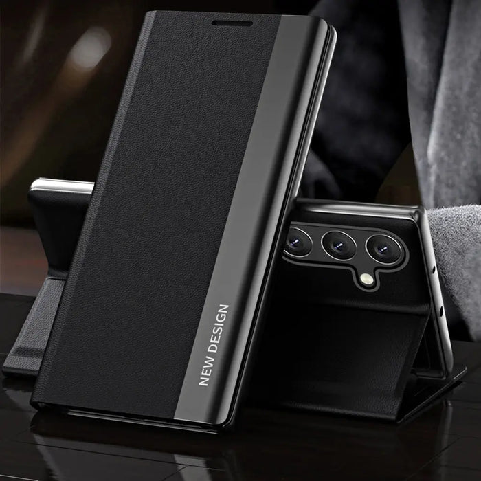 Sleep Case Pro Samsung Galaxy A16 / A16 5G Case with Flip and Stand - Black - Cell phone cases and covers<<<HurtelXML