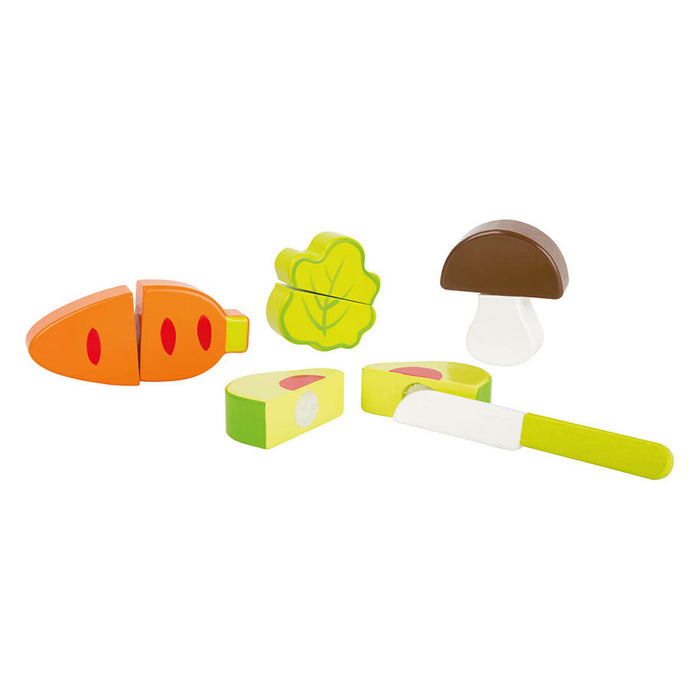 ROLE PLAY TOY SMALL FOOT SET VEGETABLES-WOODEN