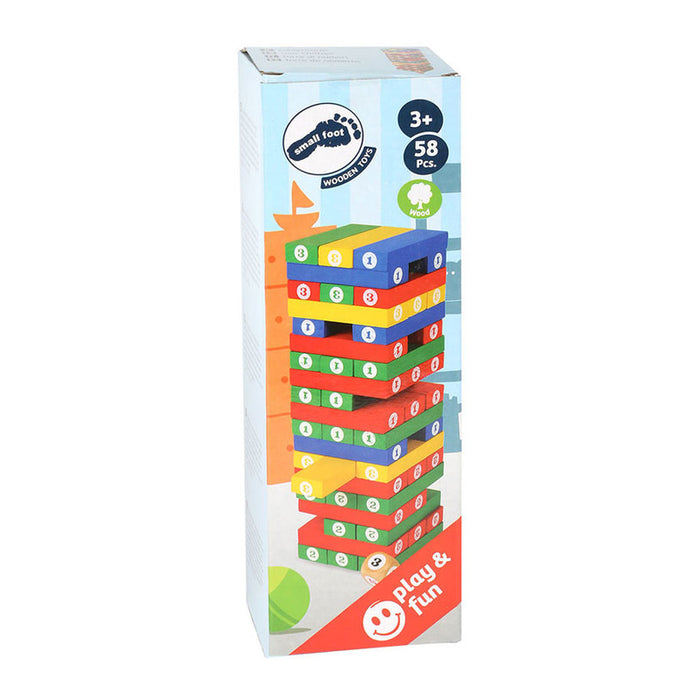 SMALL FOOT JENGA GAME - COLOR BY NUMBERS