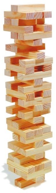 SMALL FOOT WOODEN JENGA GAME