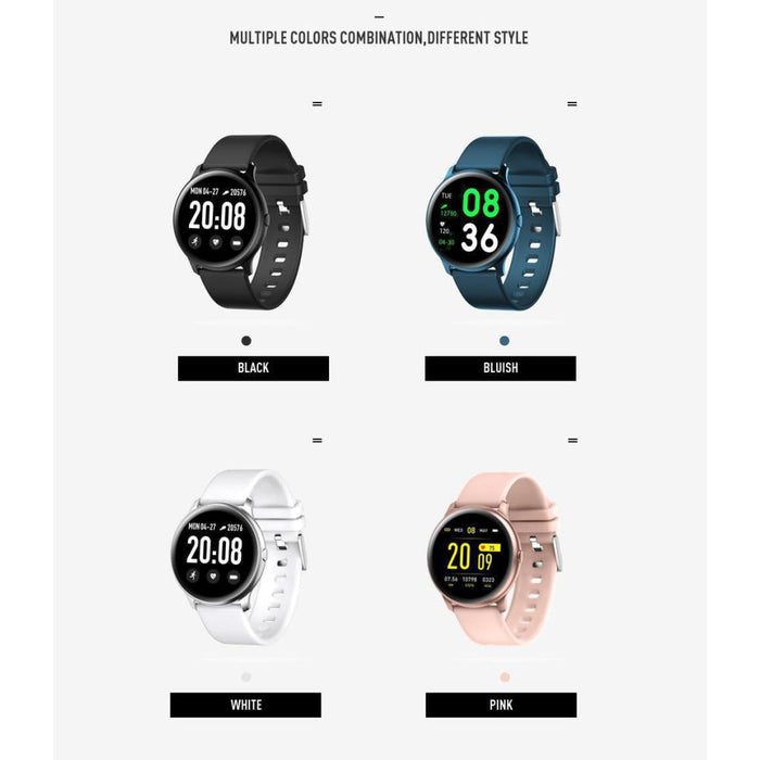 Smart watch Vektros KW19, IP67 waterproof, Blood pressure, 240x240