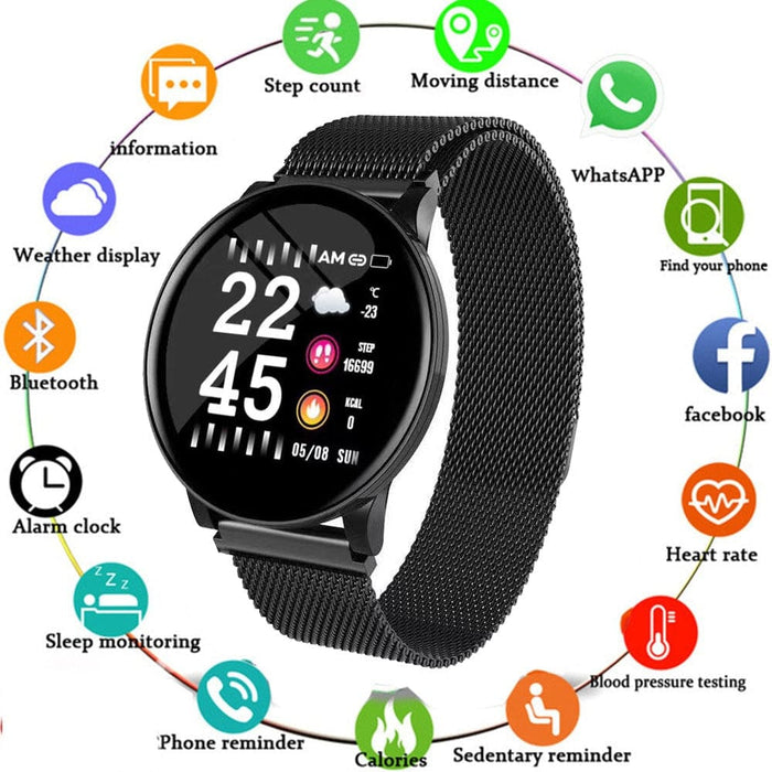 Smart fitness watch Vektros W28 pulse, blood pressure, pedometers, waterproof IP67