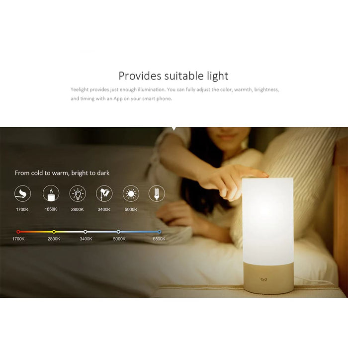 Smart Lamp bedside table Xiaomi Mijia - Bluetooth, WiFi, App