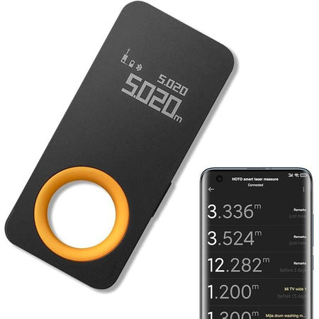 Smart Laser Measure HOTO QWCJY001 (Bluetooth OLED 30m) - Measuring tools<<<Tools<<<InnproXML