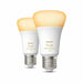 Smart Light bulb Philips Pack de 2 E27 White F E27 (2200K) (6500 K) - Декорация и Осветление<<<Дом