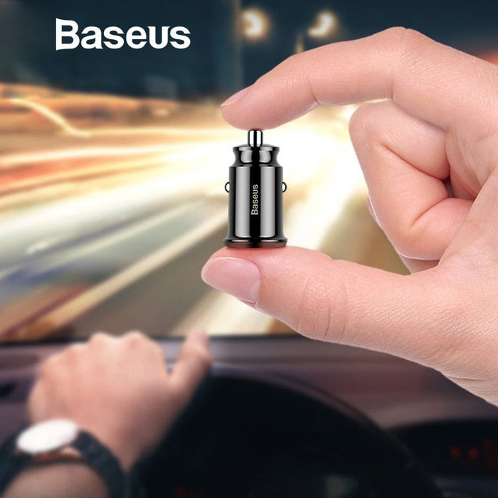 Smart mini USB car charger Baseus 3.1A Fast Charge