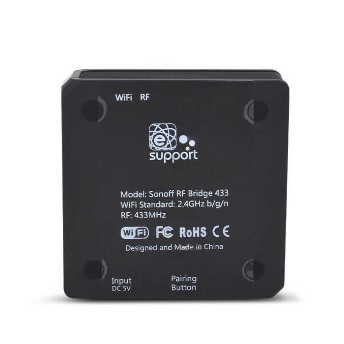 Smart RF Transmitter Sonoff Bridge of Wifi signal to 433Mhz