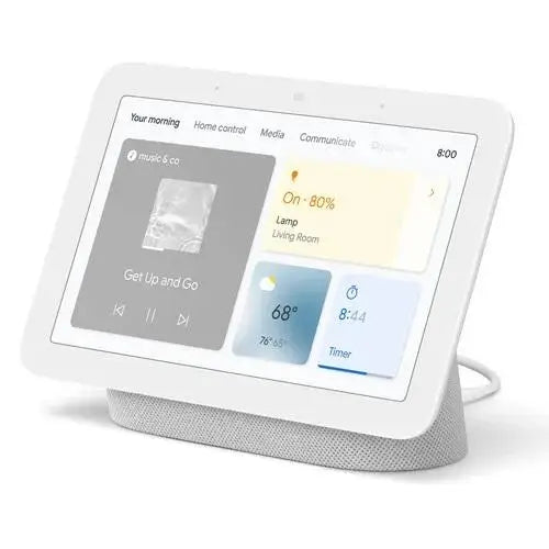 Smart speaker Google Nest Hub 2nd gen Touch screen Voice assistant White - Преносими тонколони<<<Електроника и