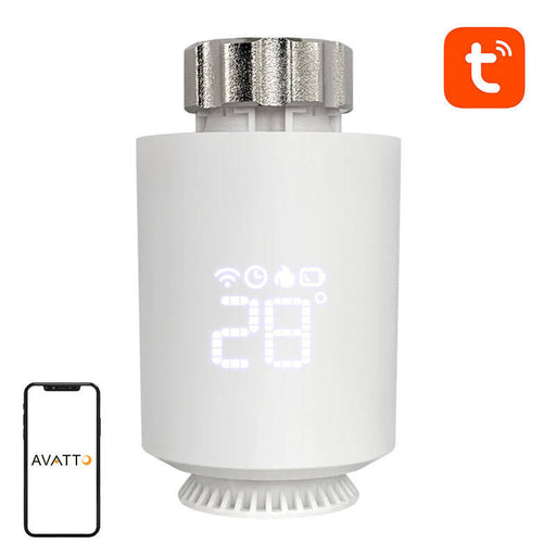 Smart Thermostat Radiator Valve Avatto TRV06 Zigbee 3.0 TUYA - Thermostatic heads<<<Heating control<<<Actuators<<<Smart
