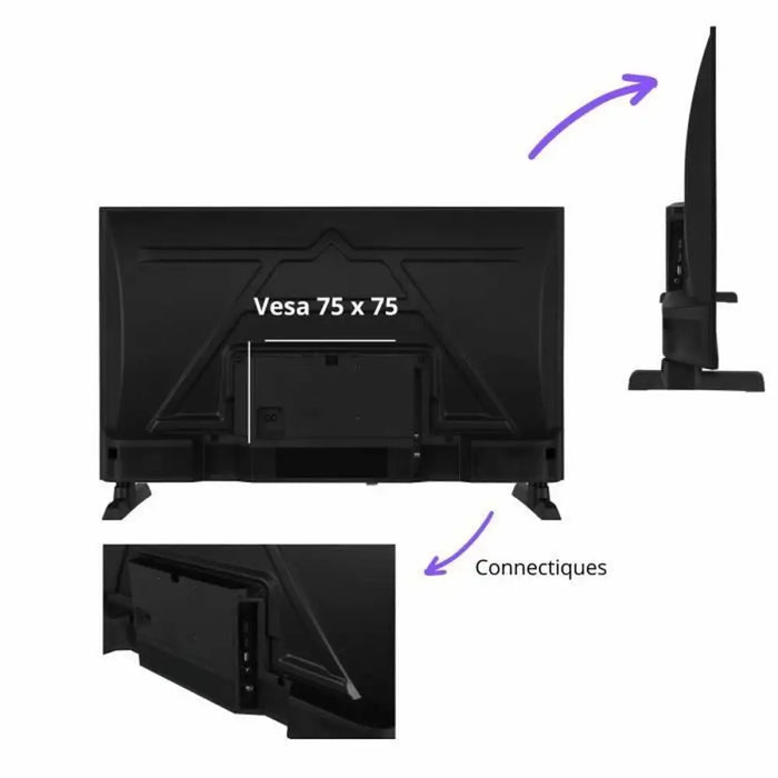 Smart TV Continental Edison 32’’ HD - Електроника Телевизори<<<Компютри| Електроника<<<BigBuy&&&Телевизори и смарт