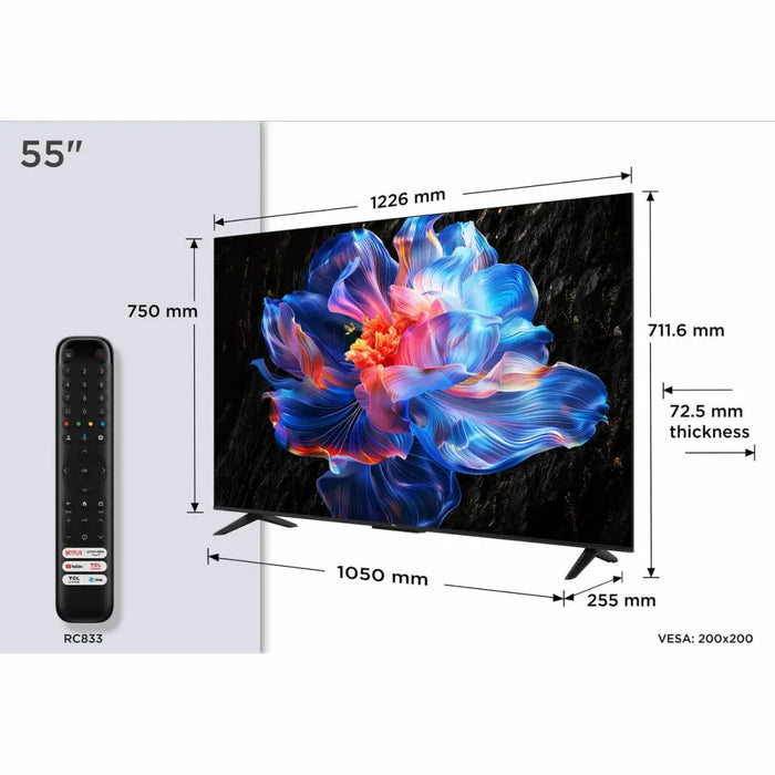 Smart TV TCL 55P6K 55’’ 4K Ultra HD LED HDR - Електроника Телевизори<<<Компютри| Електроника<<<BigBuy&&&Телевизори и