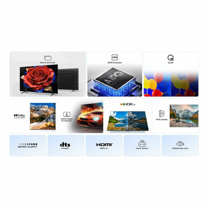 Smart TV TCL 75P7K 75’’ 4K Ultra HD HDR QLED - Електроника Телевизори<<<Компютри| Електроника<<<BigBuy&&&Телевизори и