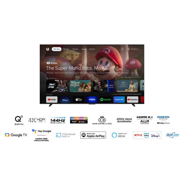 Smart TV TCL 98C655 4K Ultra HD QLED AMD FreeSync 98’’ - LCD TVsTVA-LCD<<<TV