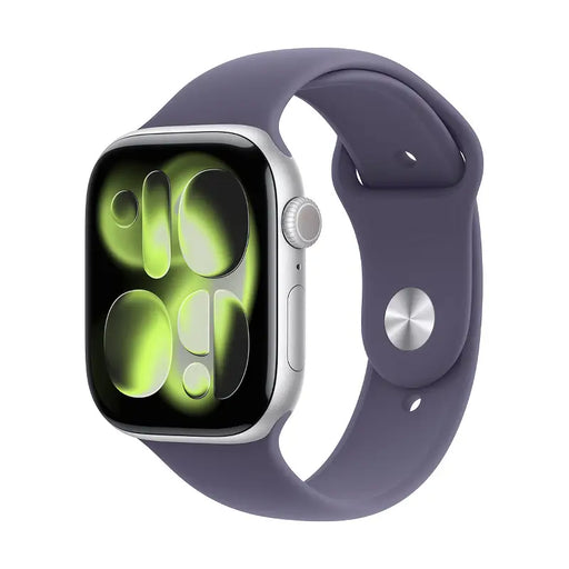 Smart watch Apple Watch 11 46mm Silver/Purple Band S/M mev94 - Смарт часовници<<<Телефони и Таблети<<<ZoraSite&&&Смарт
