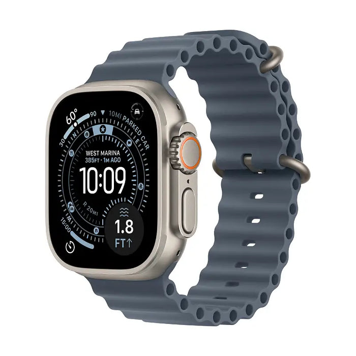 Smart watch Apple Watch Ultra 3 49mm Nat/Blue Ocean Band mewh4 1.98 - Смарт часовници<<<Телефони и