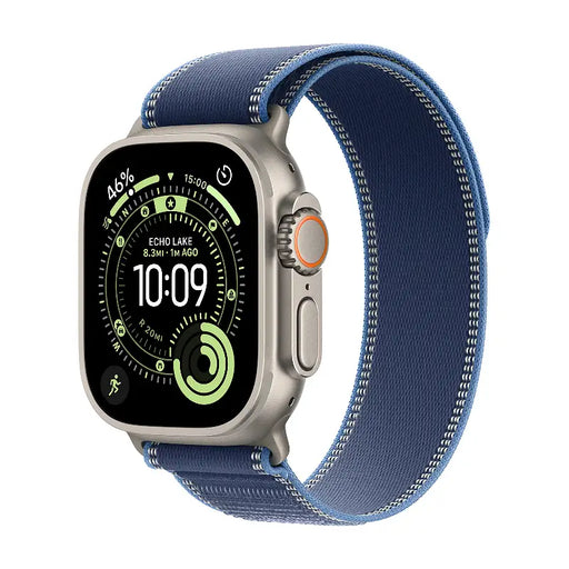 Smart watch Apple Watch Ultra 3 49mm Nat/Blue Trail Loop M/L mewu4 1.98 - Смарт часовници<<<Телефони и
