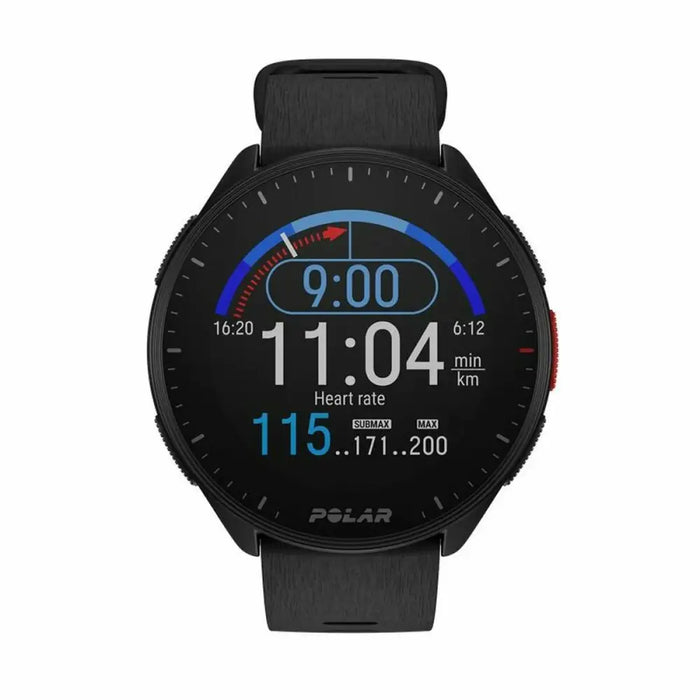 Smart Watch with Pedometer Polar Black 1,2’’ Ø 45 mm - Електроника Телефони и таблети<<<Компютри|