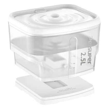 Smart Water Fountain for pets Petsuper PW03 2,5L (white) - Water dispensers<<<Fountains<<<Pets<<<InnproXML