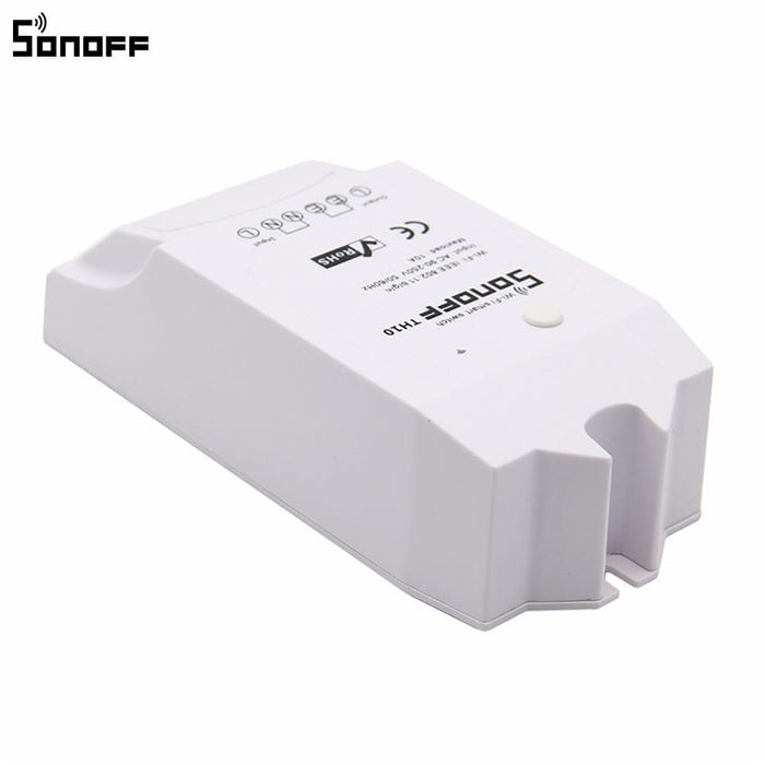 Smart Wi-Fi switch Sonoff TH16, 16A 2200W, with a sensor for temperature and humidity