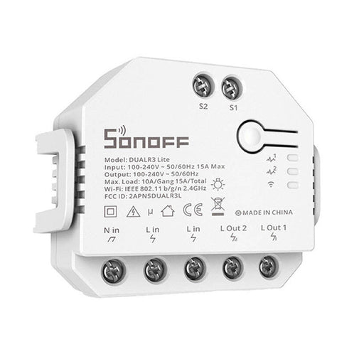 Smart Wi-Fi switch WiFi Sonoff Dual R3 Lite - Smart controllers<<<Control devices<<<Smart Home<<<InnproXML