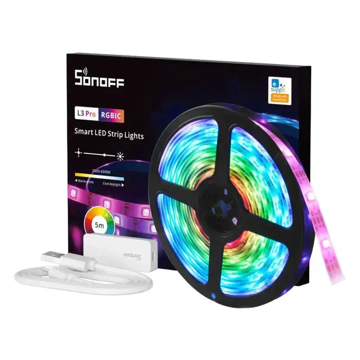 Smart WiFi RGBIC LED Light Strip Sonoff L3 Pro 5m - LED strips<<<Lighting<<<Smart Home<<<InnproXML
