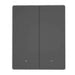 Smart WiFi wall switch SONOFF M5-2C-80 (2-channel for frame graphite) - Switches<<<Control devices<<<Smart