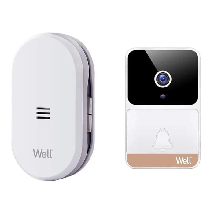 SMART WIRELESS DOORBELL WITH CAMERA WELL - Звънци<<<Електроматериали<<<Строителни