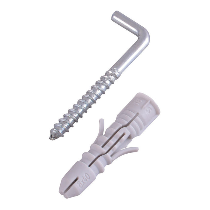 UNIVERSAL DOWEL WITH L-HOOK F10X50MM 4 PCS SMART