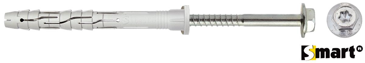 FRAME DOWEL WITH SCREW F10X100MM 4 PCS SMART