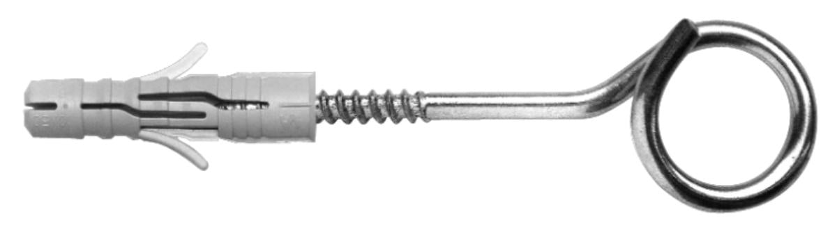 UNIVERSAL DOWEL WITH O-HOOK F8X40MM 4 PCS SMART